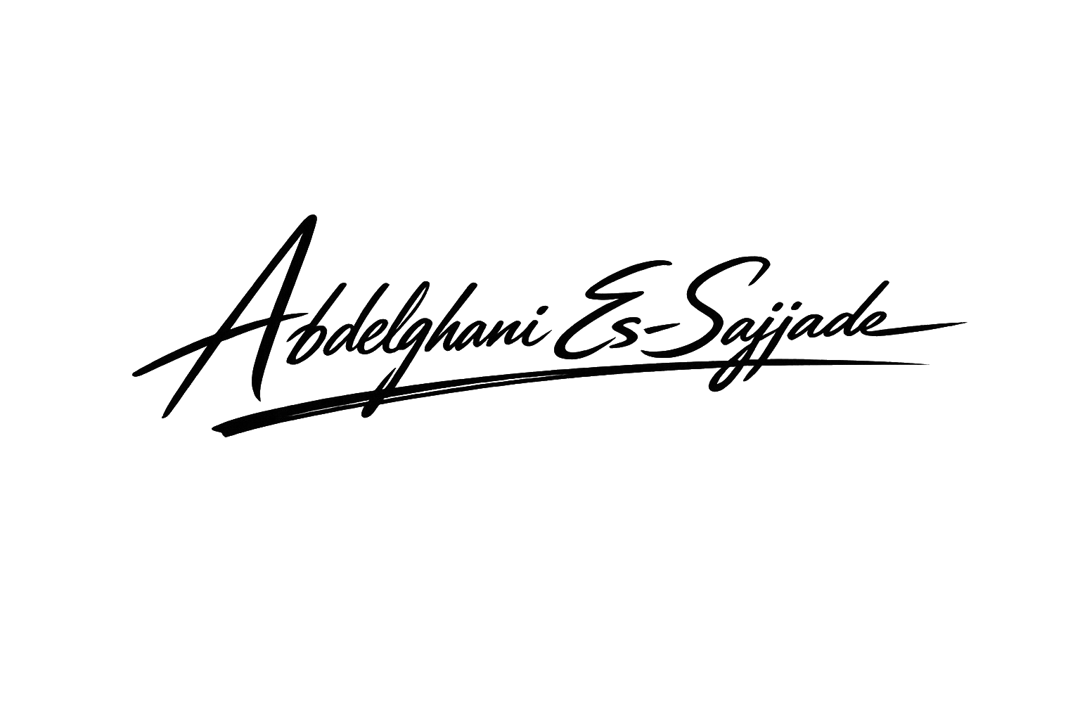 Dr. Abdelghani E.'s signature